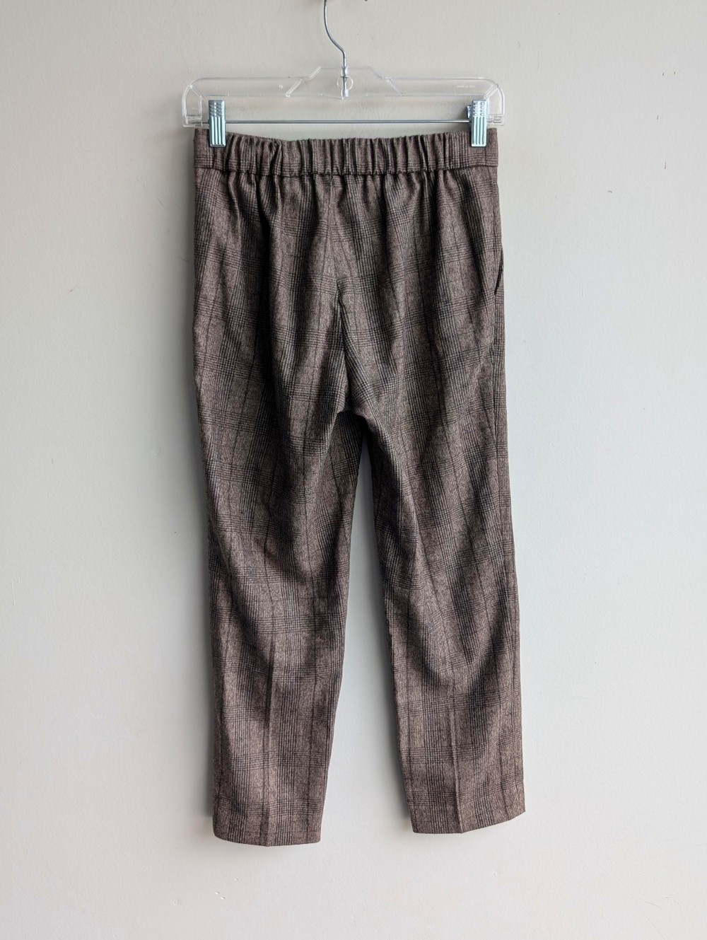 Babaton Wool/Cashmere Atelier Pants - Plaid Cropped Trousers - Picture 4 of 7